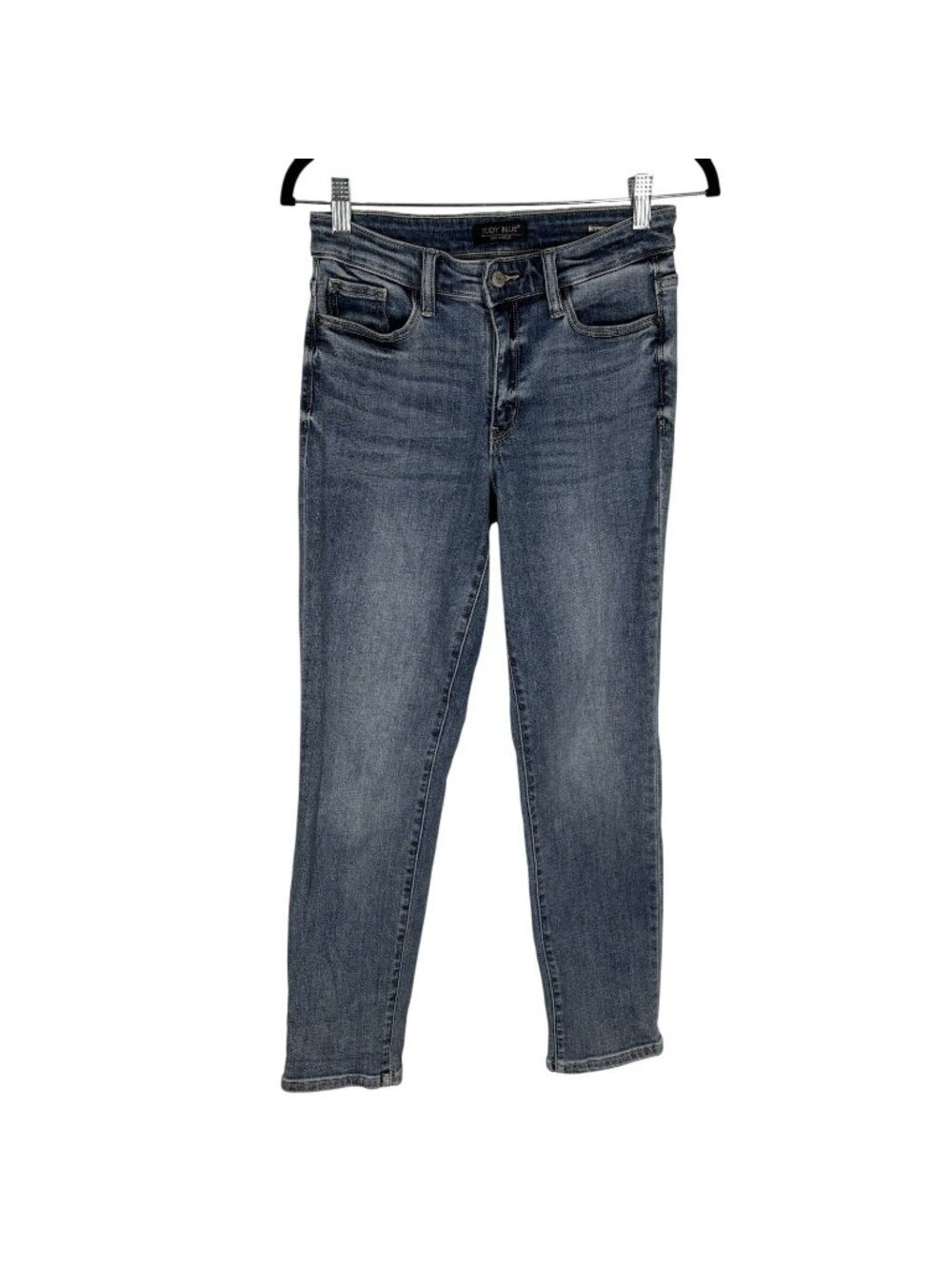 Judy Blue Women Size 3/26 Mid-Rise Bleach Wash Boyfriend Fit Jeans 82335 - Picture 3 of 13